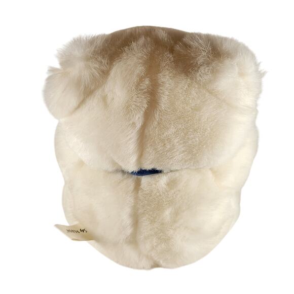 Commonwealth Classic Cuddables Teddy Bear Plush Stuffed Animal 8" White 1988 VTG - Picture 3 of 11